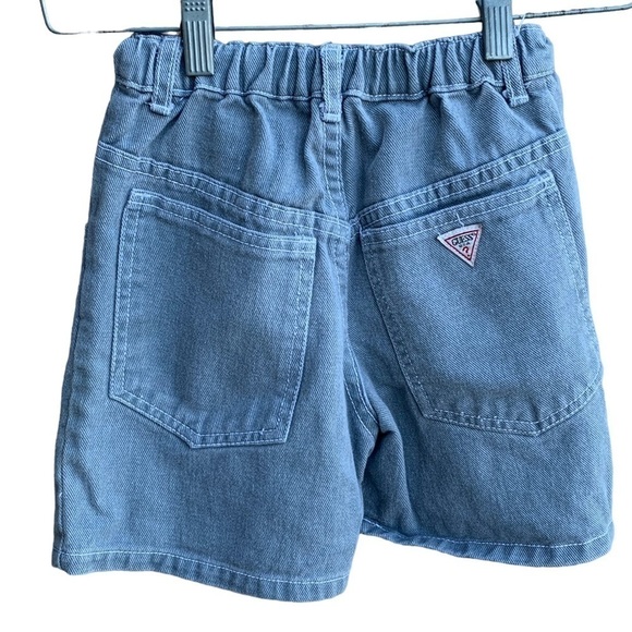 Vintage Baby Guess Denim Blue Jean Shorts Size 6Y - Picture 2 of 5